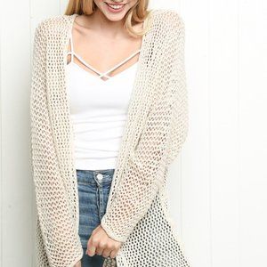 Rare brandy melville open knit cardgian